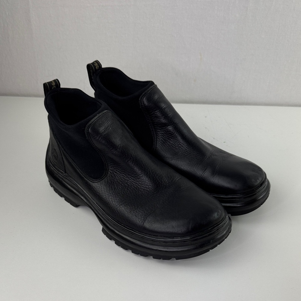 Jeep Men's Black Leather Men's Chukka Ankle Boots